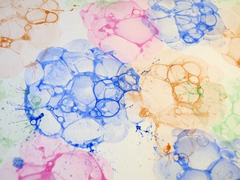 Bubble painting