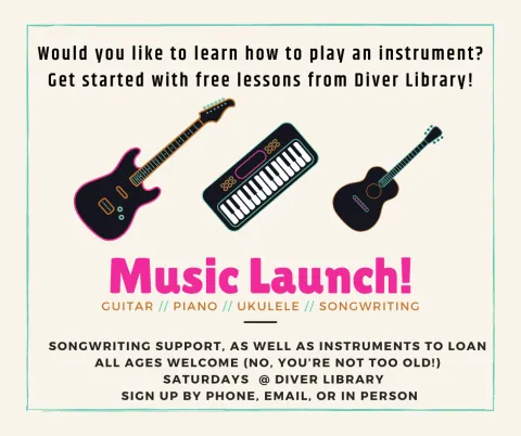 flier for music launch program