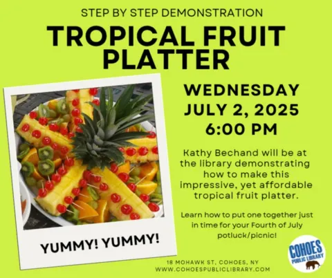 Tropical Fruit Platter Demonstration