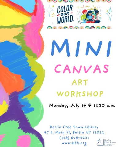 mini canvas artist workshop