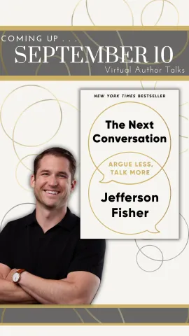 Virtual Author talk with Jefferson Fisher. See below for more information!