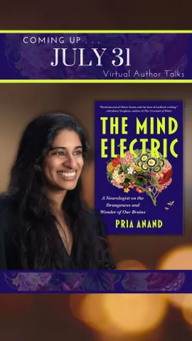 Virtual Author talk with Pria Anand. See below for more information!