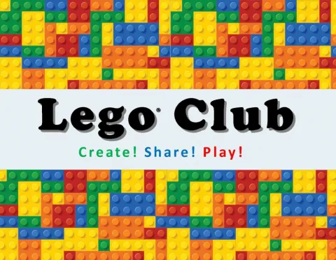 Lego Club Image with Lego Blocks.