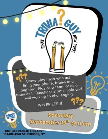 Trivia Day with That Trivia Guy at the Cohoes Public Library