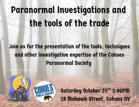 Paranormal Investigations and the Tools of the Trade