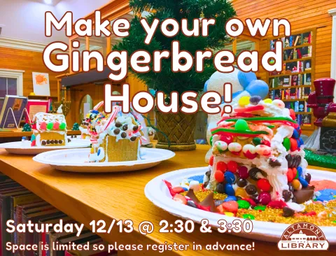 Build Your Own Gingerbread House at AFL