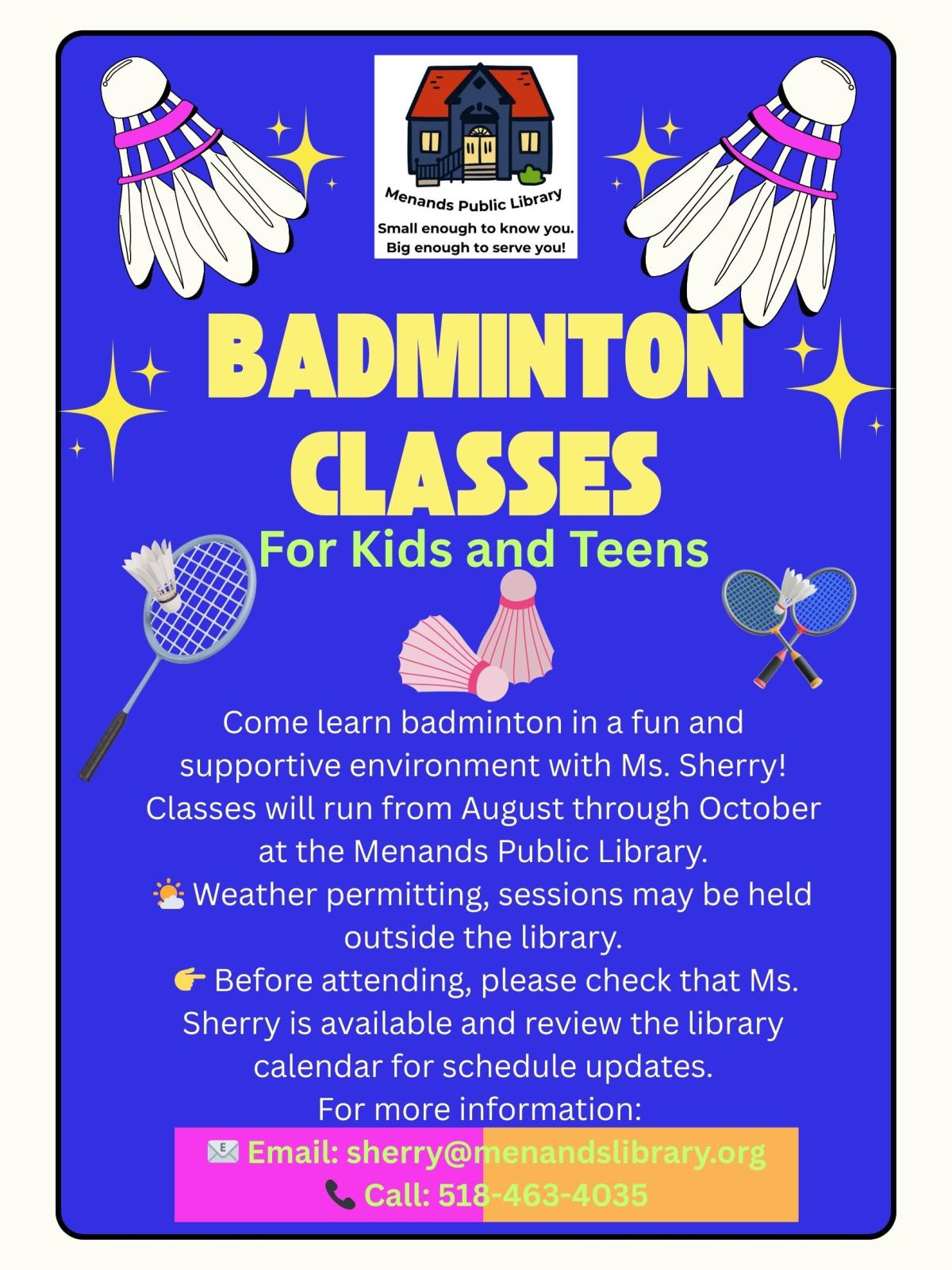 Badminton Classes