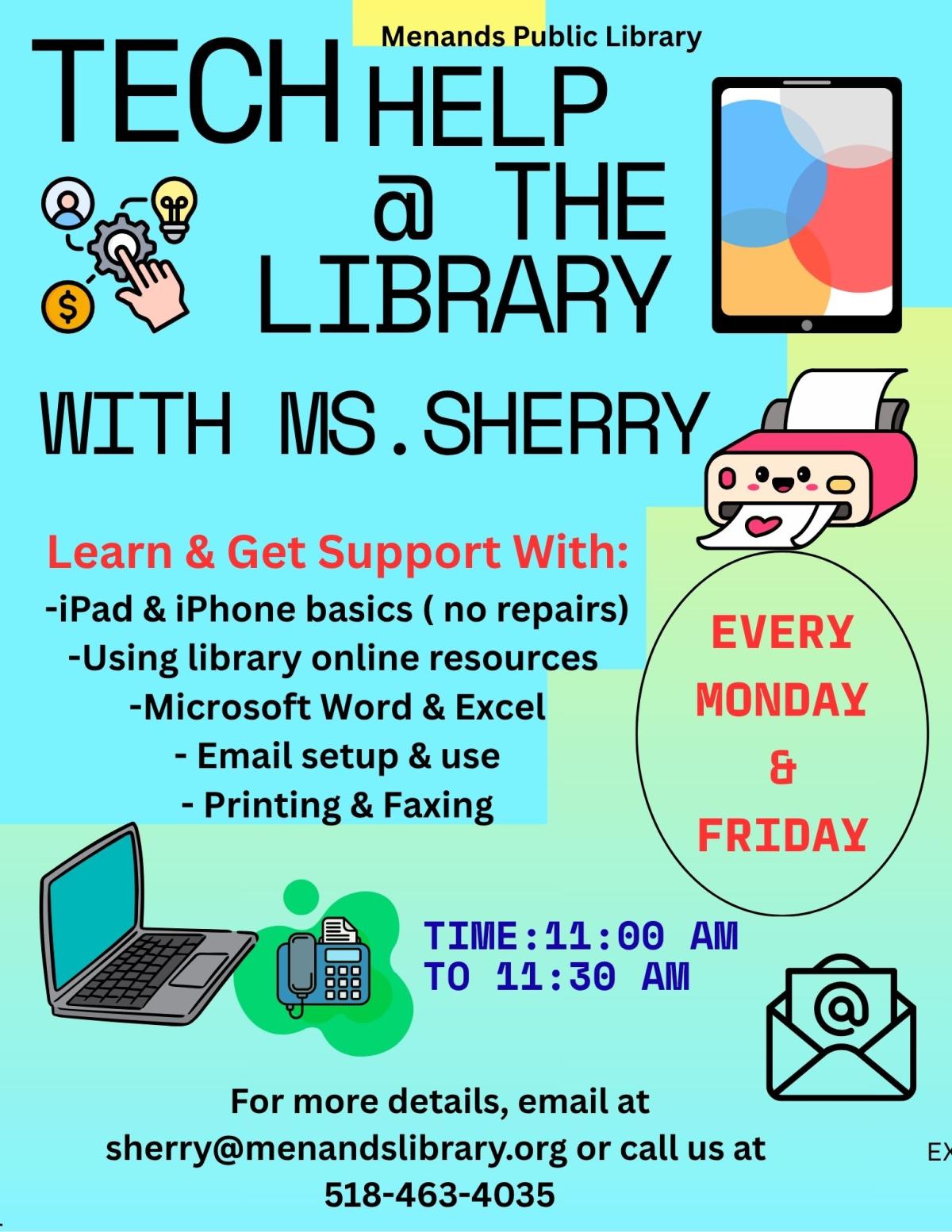 Tech Help with Ms. Sherry