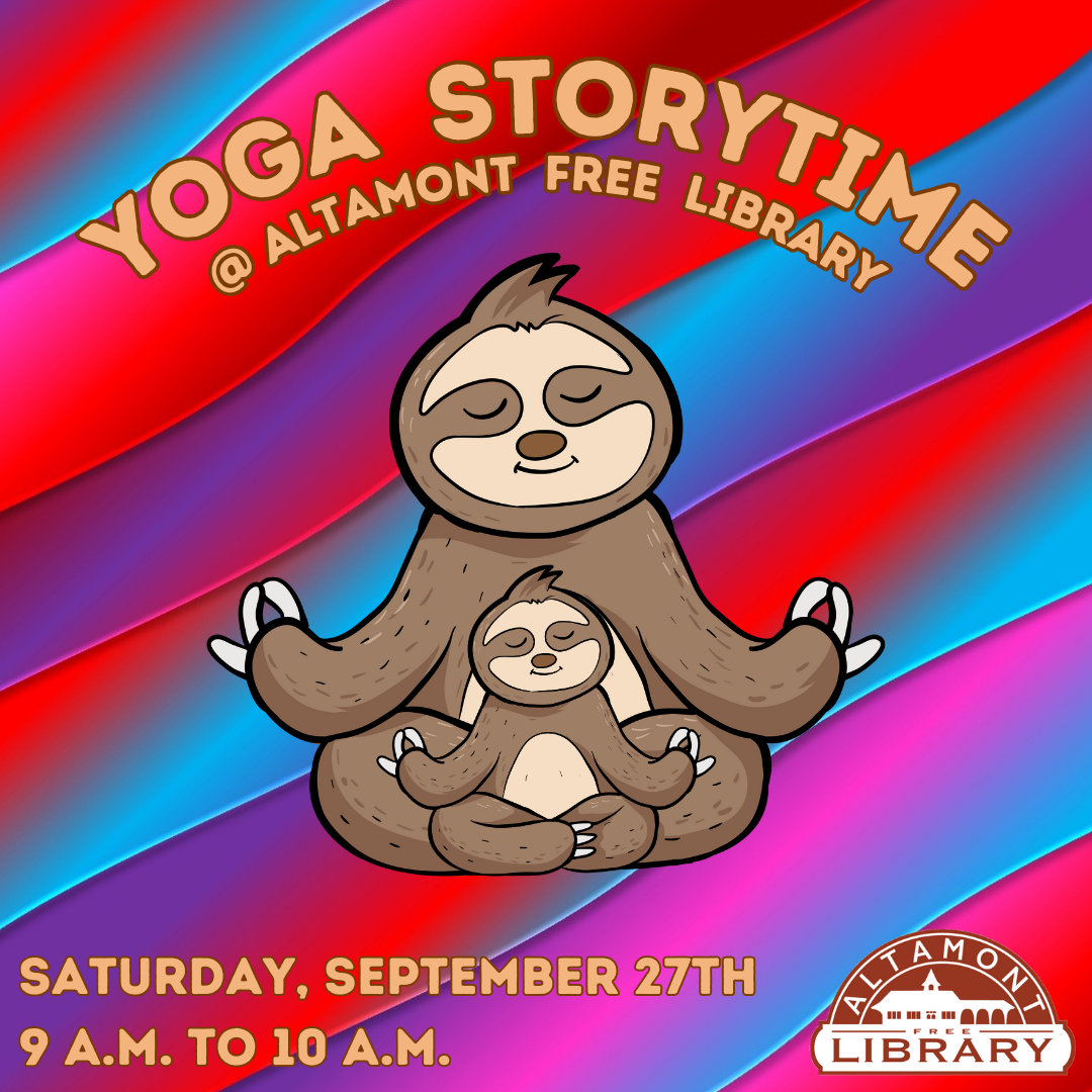 Yoga Storytime at AFL: Saturday September 27 at 9am