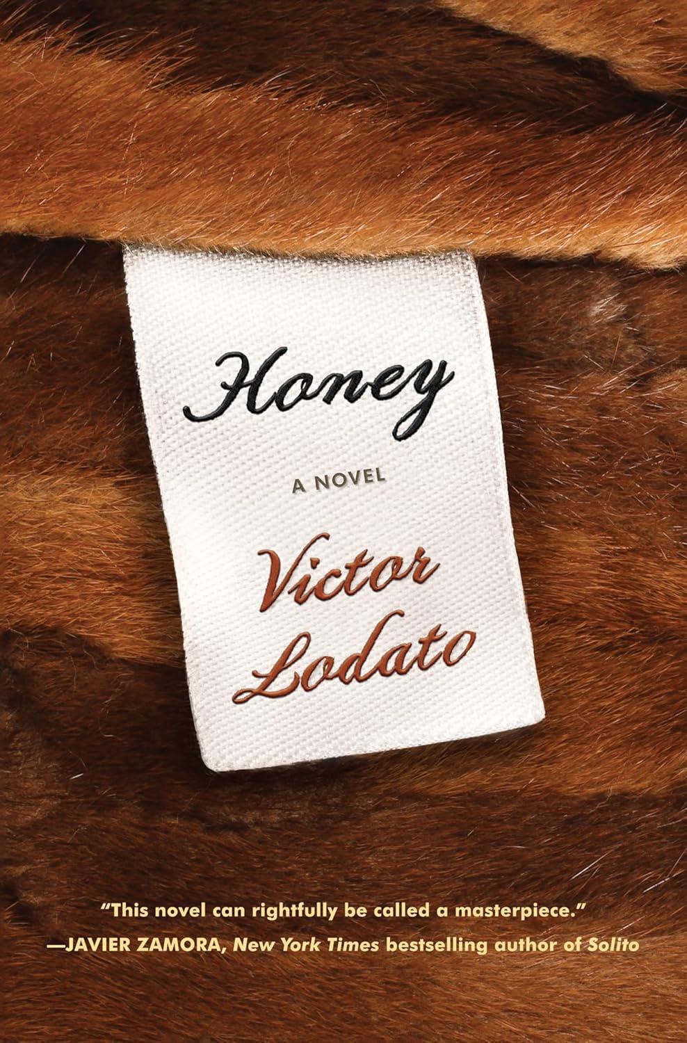 Book cover to Honey by Victor Lodato