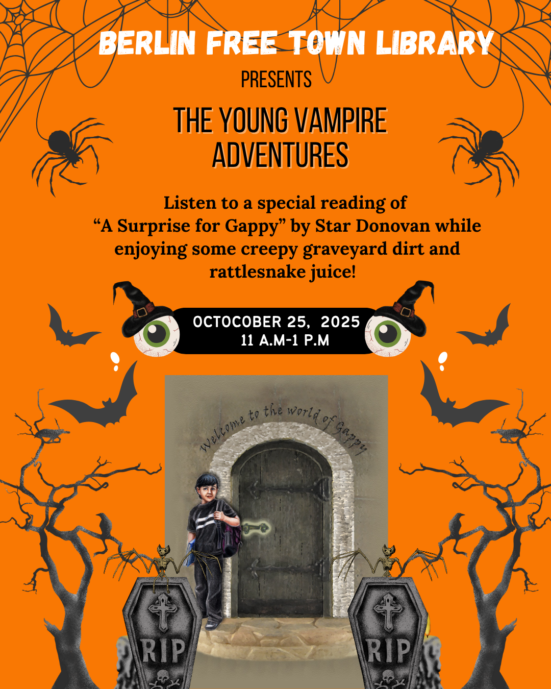 Young Vampire Adventures Book Reading with Star Donovan