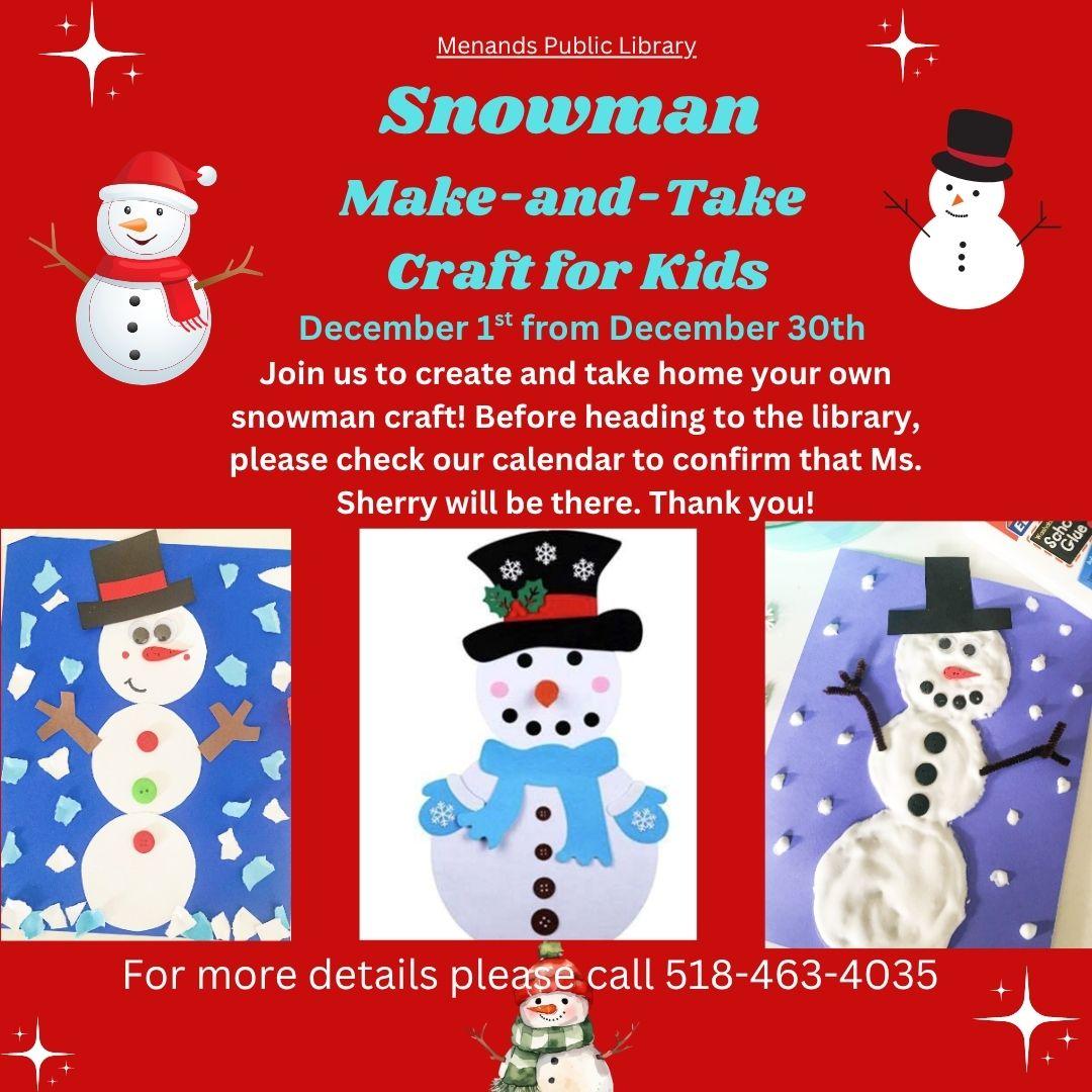 Snowman Craft