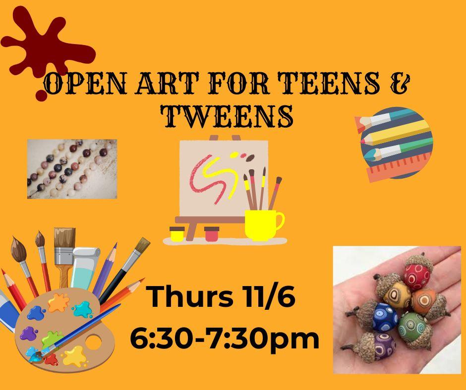 Open Art image with paints.