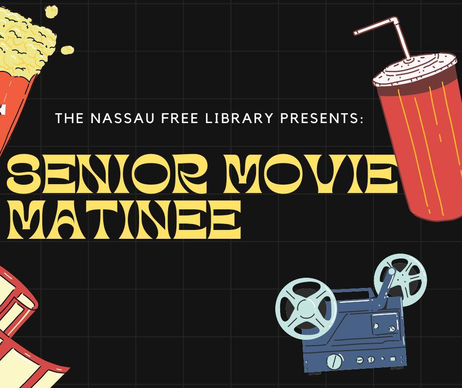 Senior Movie Matinee Image: popcorn and soda